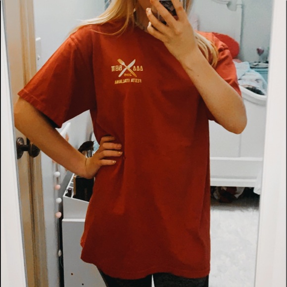 Comfort Colors Tops - Comfort Colors Tri Delta Red Short Sleeve Shirt